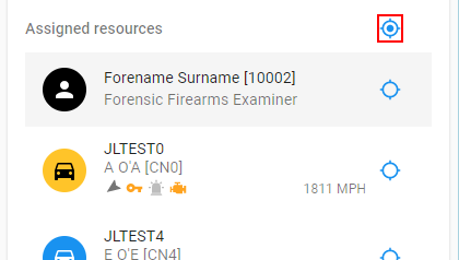 Incident resources followed