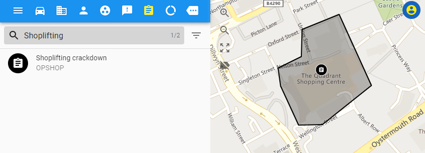 Live map fit to filtered in plans