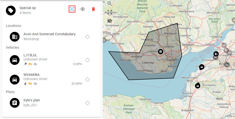 Focus on tagged items