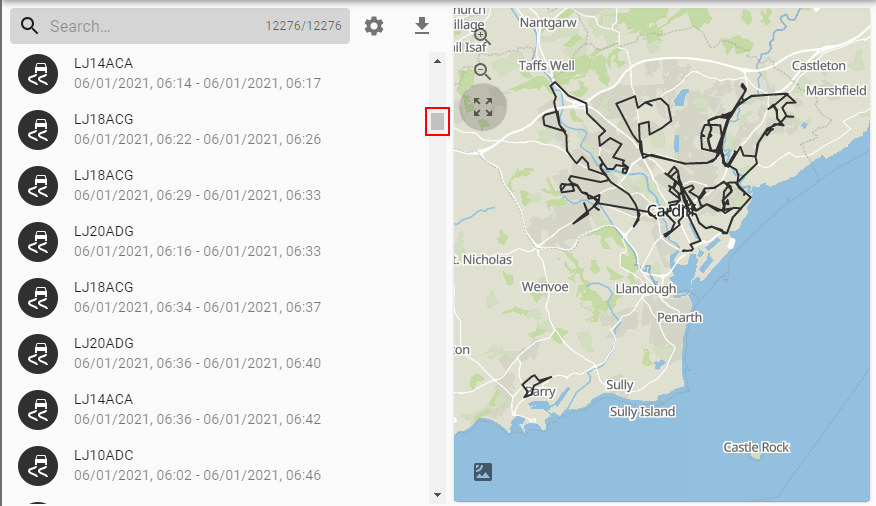lock map to list scrolling 2